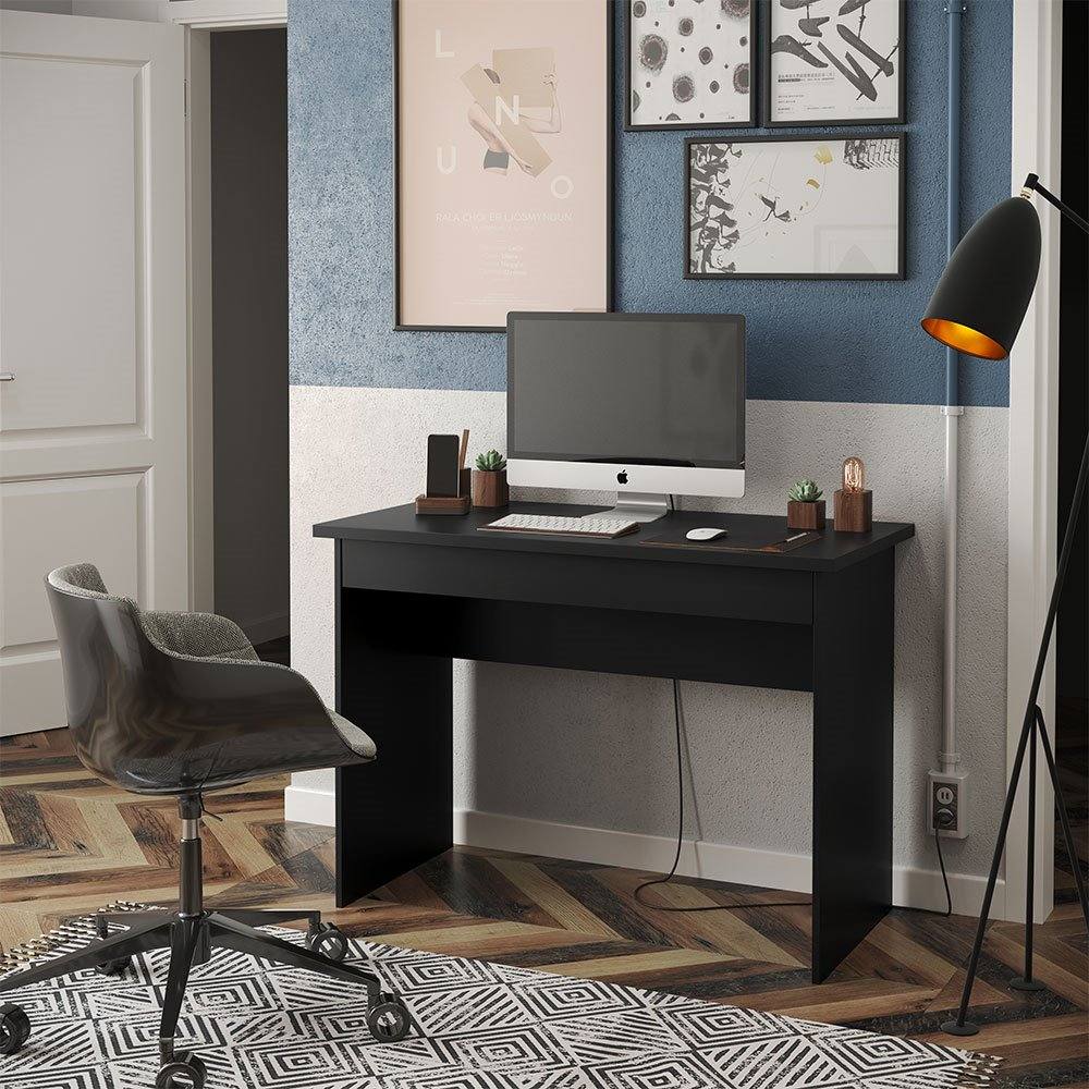 Mesa Escrivaninha com 01 Gaveta Siena Preto